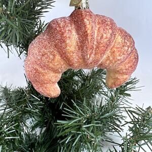New-  Noble Gems French Croissant Ornament Christmas Tree Holiday